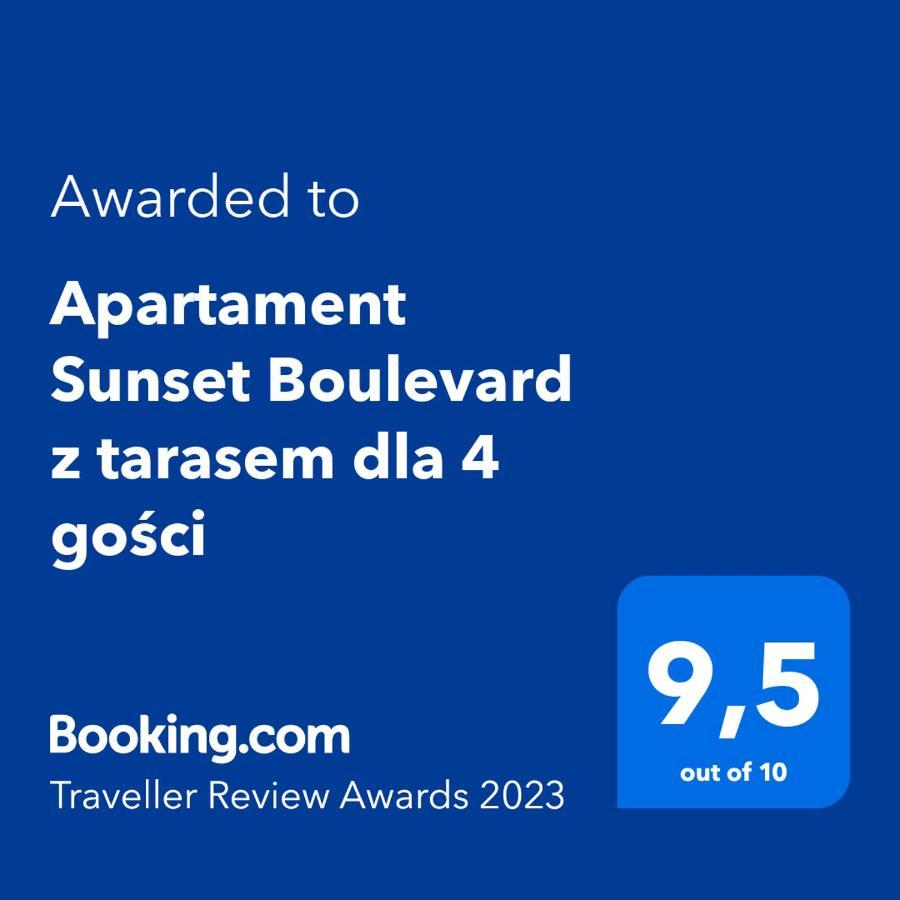 Appartamento Apartament Sunset Boulevard Z Tarasem Dla 4 Gosci Gdynia Esterno foto